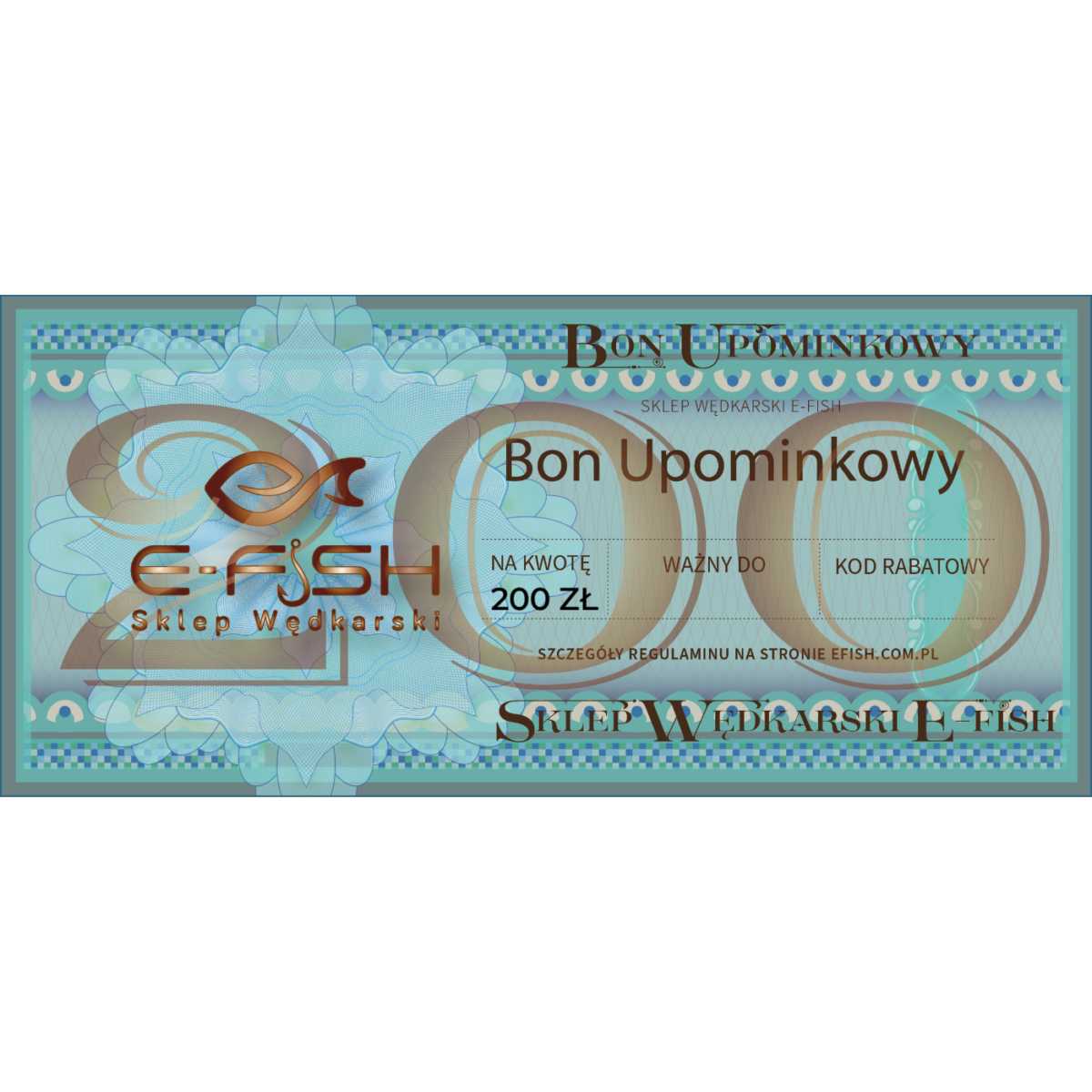 BON UPOMINKOWY 200PLN