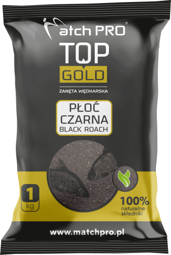 MatchPro TOP GOLD PŁOĆ CZARNA Zanęta 1kg
