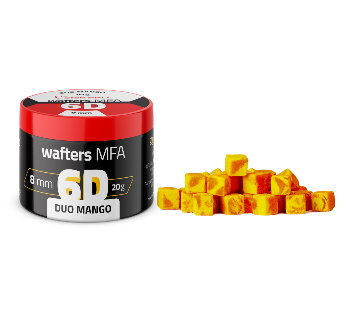 MatchPro 6D WAFTERS MFA DUO MANGO 8x8mm 20g Nowość