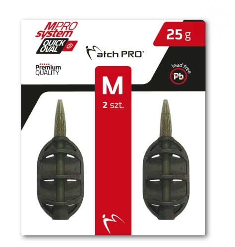 MatchPro Koszyk MPRO System Method QUICK OVAL M / 25g 2szt. Nowość