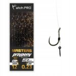 Haczyki gruntowe, z przyponem Match Pro master spike M16B 8 szt. roz 16